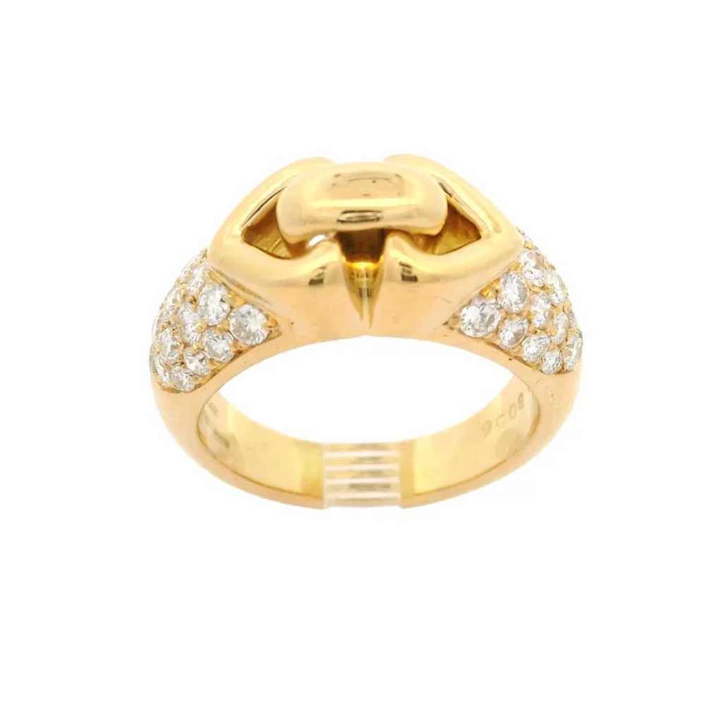 Bvlgari 18k Yellow Gold 1.40ctw Pave Diamond Dopp… - image 6