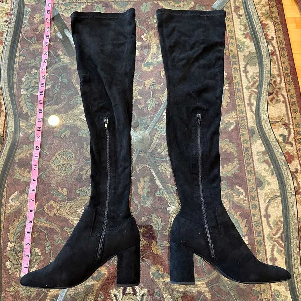 Jeffrey Campbell Black Suede Cienega Boots - image 3