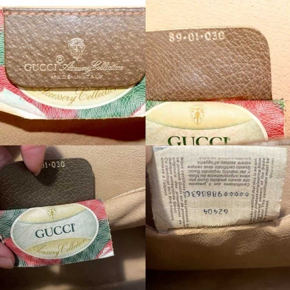 ❤️Auth♥️GUCCI GG Monogram Supreme VTG Web Interlo… - image 12