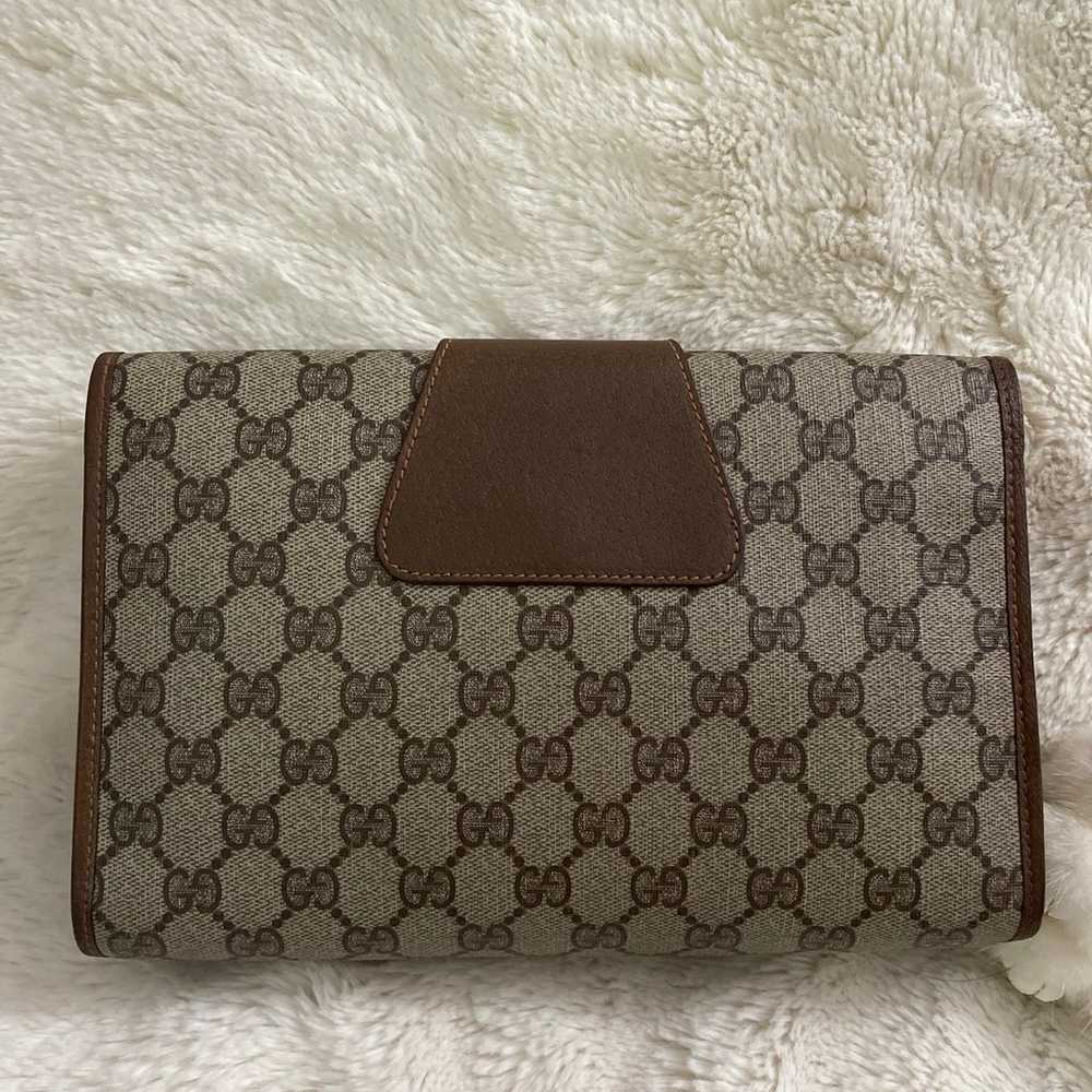 ❤️Auth♥️GUCCI GG Monogram Supreme VTG Web Interlo… - image 3