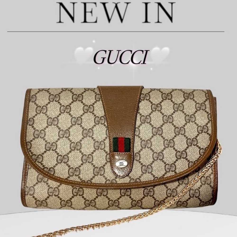 ❤️Auth♥️GUCCI GG Monogram Supreme VTG Web Interlo… - image 5