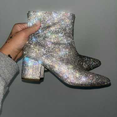 Betsy Johnson Sparkle Boots - image 1