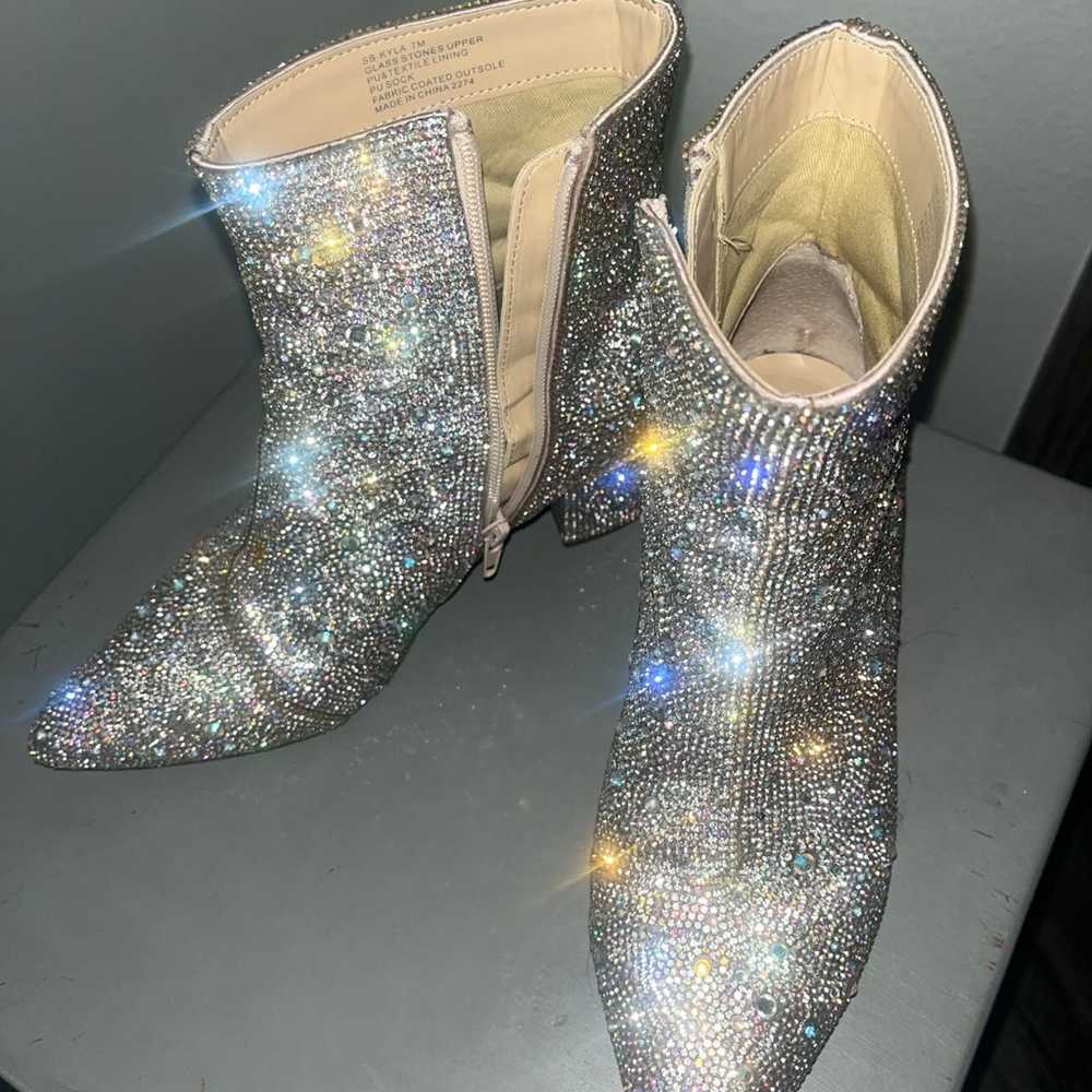 Betsy Johnson Sparkle Boots - image 2