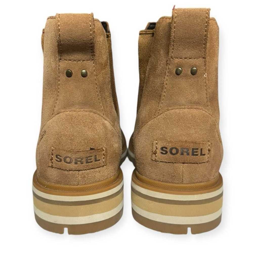 Sorel Women's Buckskin Leather Ankle Boots Size 6… - image 3