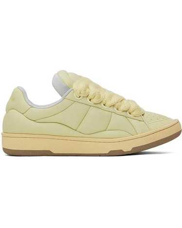 Lanvin o1w1db11024 Low Top Curb Leather Sneakers … - image 1