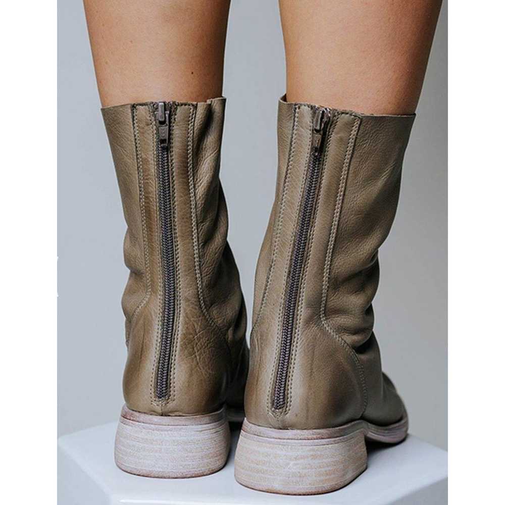 NEW Free People Sutton Slouch Leather Boot in Tau… - image 2