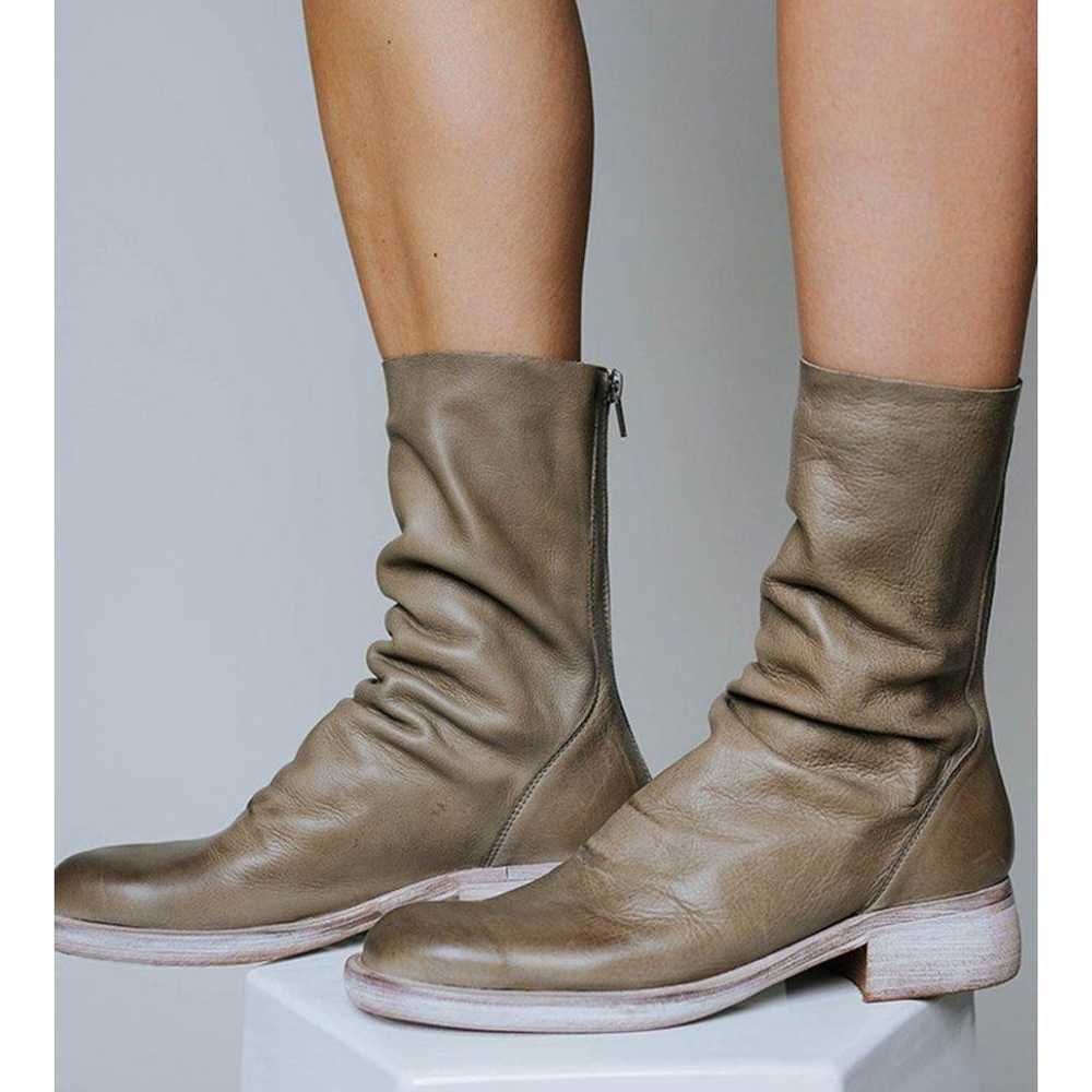 NEW Free People Sutton Slouch Leather Boot in Tau… - image 3