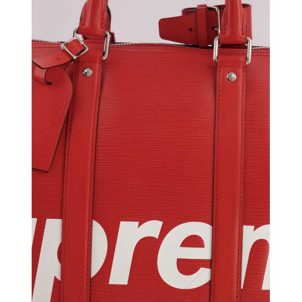 Louis Vuitton x Supreme Leather 48h bag - image 3