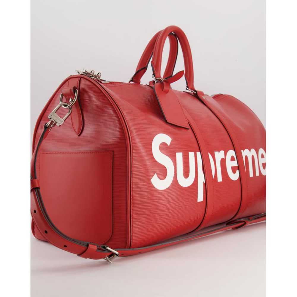 Louis Vuitton x Supreme Leather 48h bag - image 6