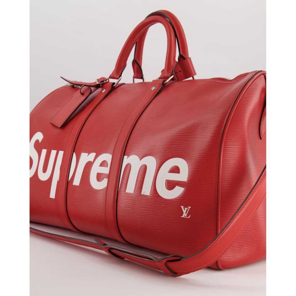 Louis Vuitton x Supreme Leather 48h bag - image 7