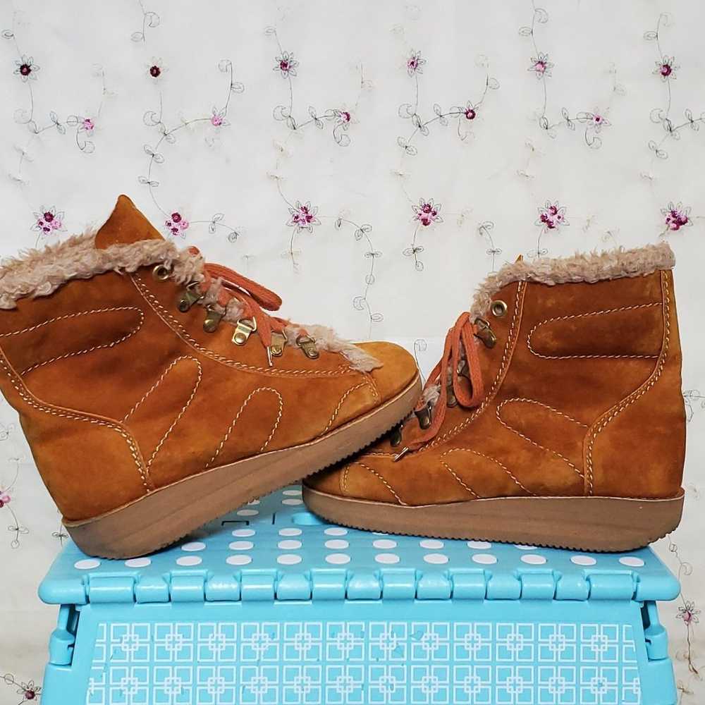 Vintage 70s Polish Snow Bunny Booties - image 2