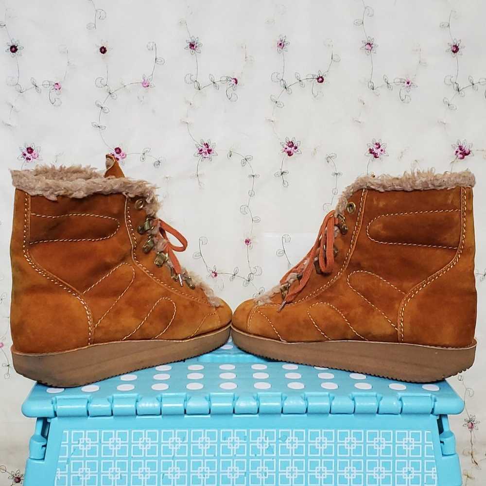 Vintage 70s Polish Snow Bunny Booties - image 3