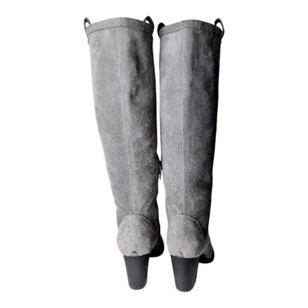 UGG Ava Tall "Grey" Suede Boot Size 7 - image 5