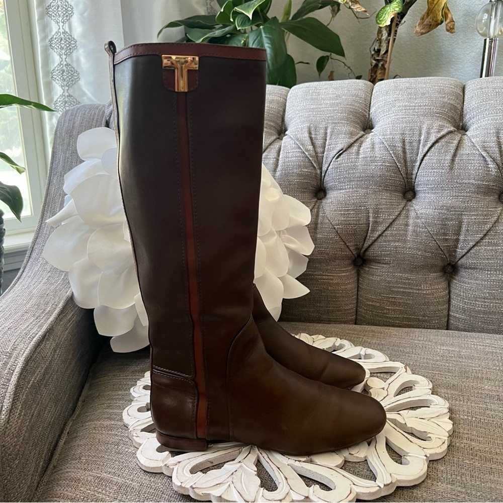 Tory Burch Tall Leather Riding Boots Women’s 7 - image 10