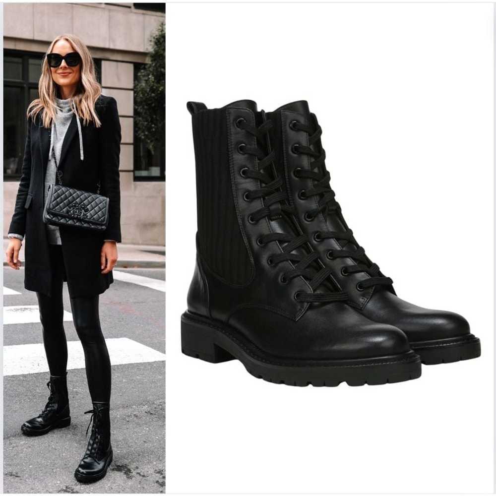 NEW Sam Edelman Lydell Combat Boot Black Leather … - image 1