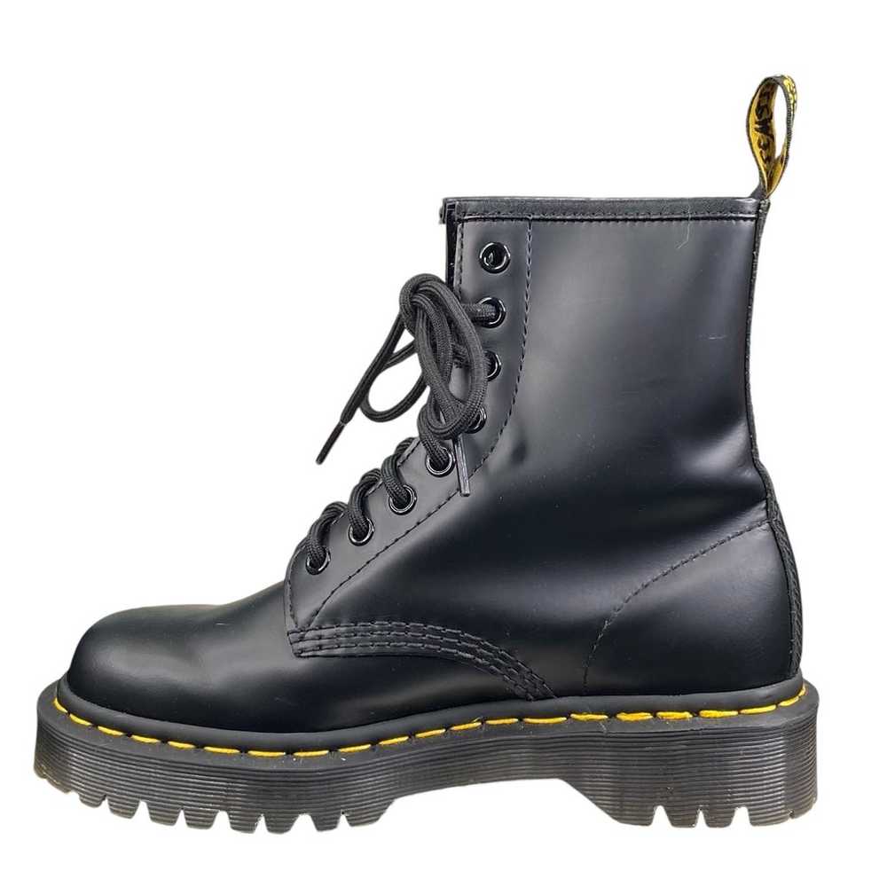 Dr Martens Unisex Black Smooth Leather 8 Eye Comb… - image 2