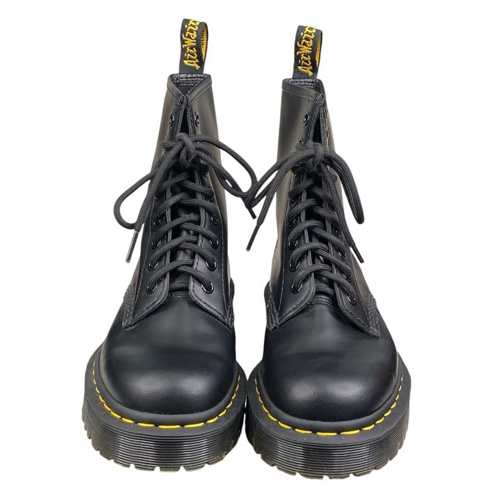 Dr Martens Unisex Black Smooth Leather 8 Eye Comb… - image 7