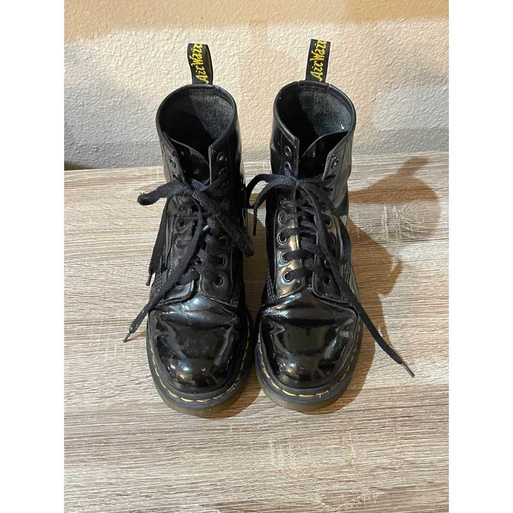 Dr Martens 1460 women's patent leather lace up bo… - image 4