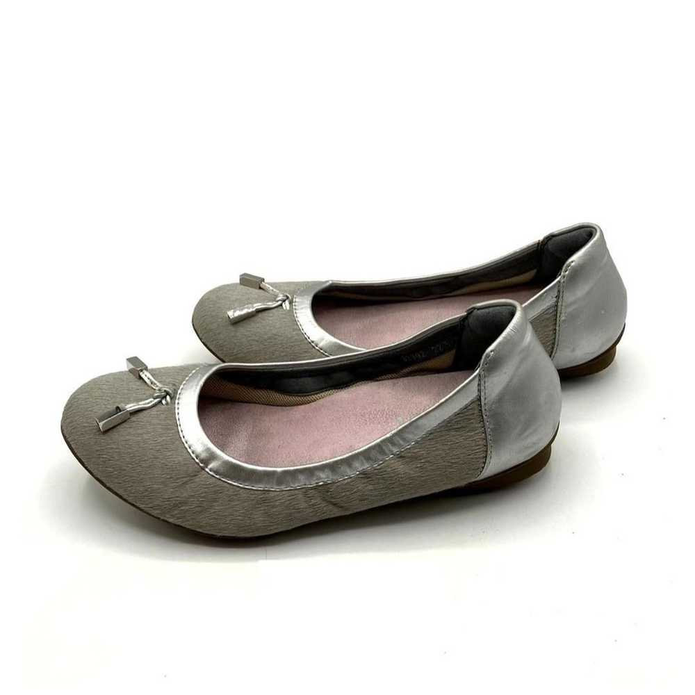 fitfit Fitfit Flat Pumps Gray Silver 1209 - image 5