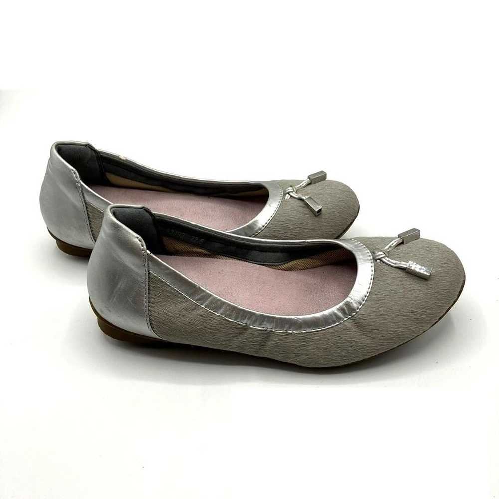 fitfit Fitfit Flat Pumps Gray Silver 1209 - image 6