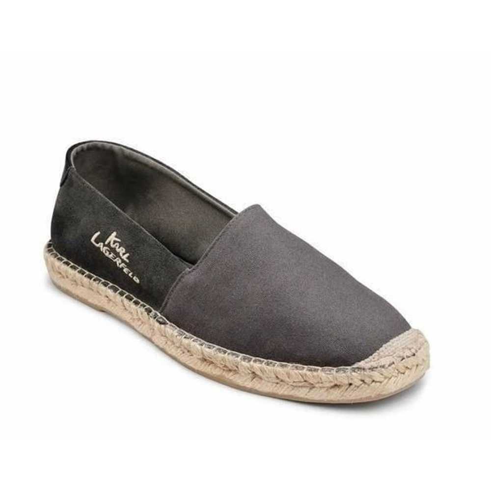 Karl Lagerfeld Espadrille Womens Size 8.5 Gray Su… - image 1