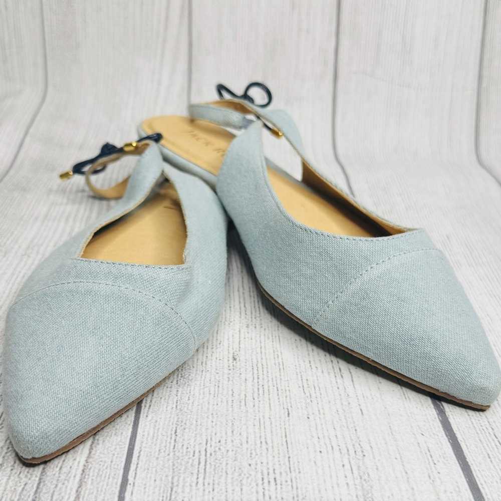 Jack Rogers Serena Slingback Light Blue Denim Fla… - image 3