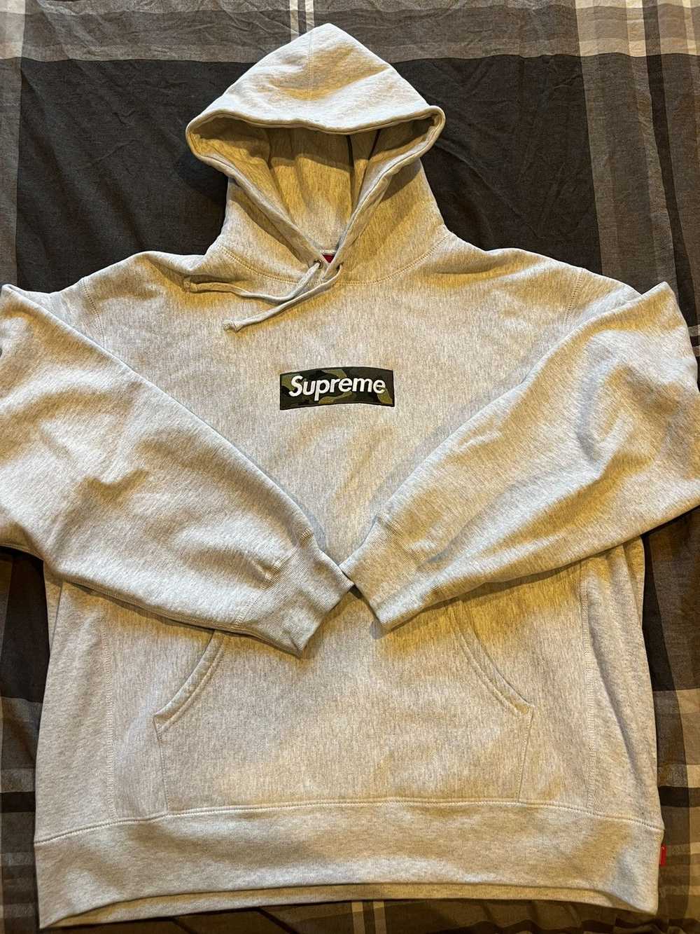 Supreme Supreme Camo Box Logo Hooded Sweatshirt (… - image 1