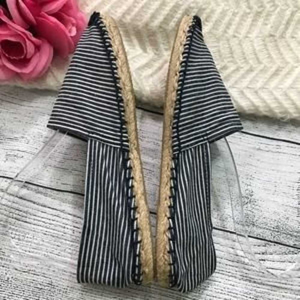 Soludos Striped Espadrilles sz 10 - image 4