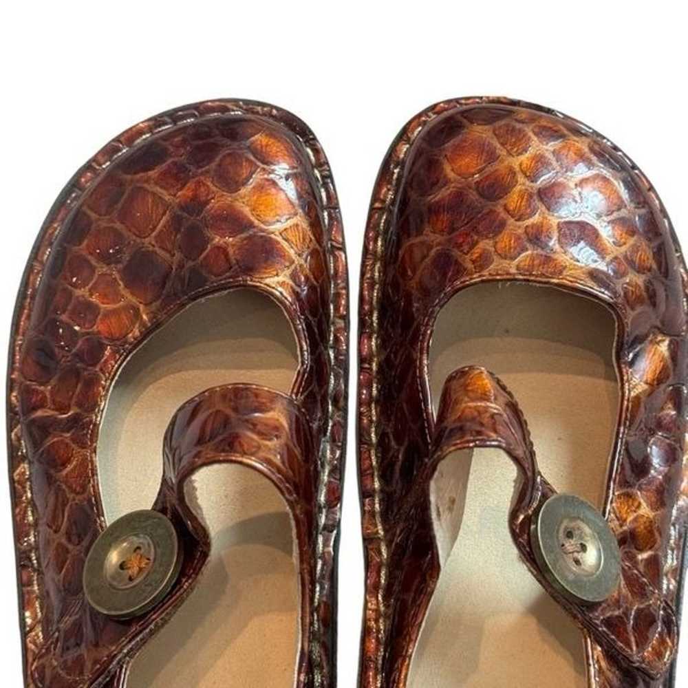 Alegria Paloma Mary Janes Womens 9.5-10 Brown Cro… - image 2