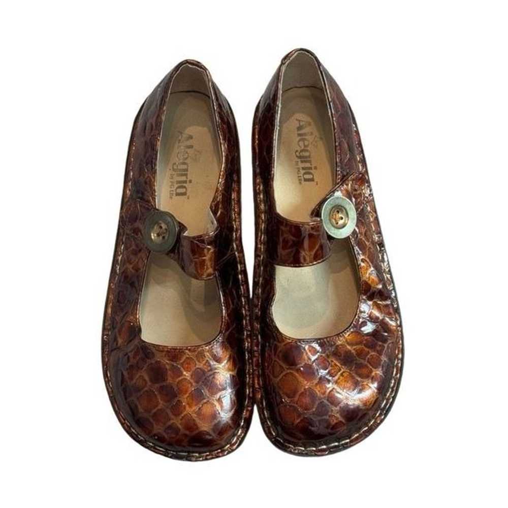 Alegria Paloma Mary Janes Womens 9.5-10 Brown Cro… - image 3