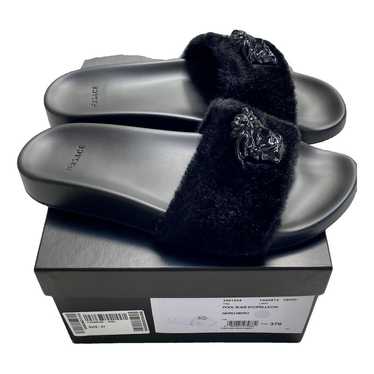 Versace Faux fur sandal - image 1