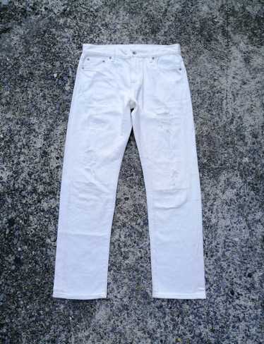 Uniqlo Uniqlo Distressed White Denim - image 1