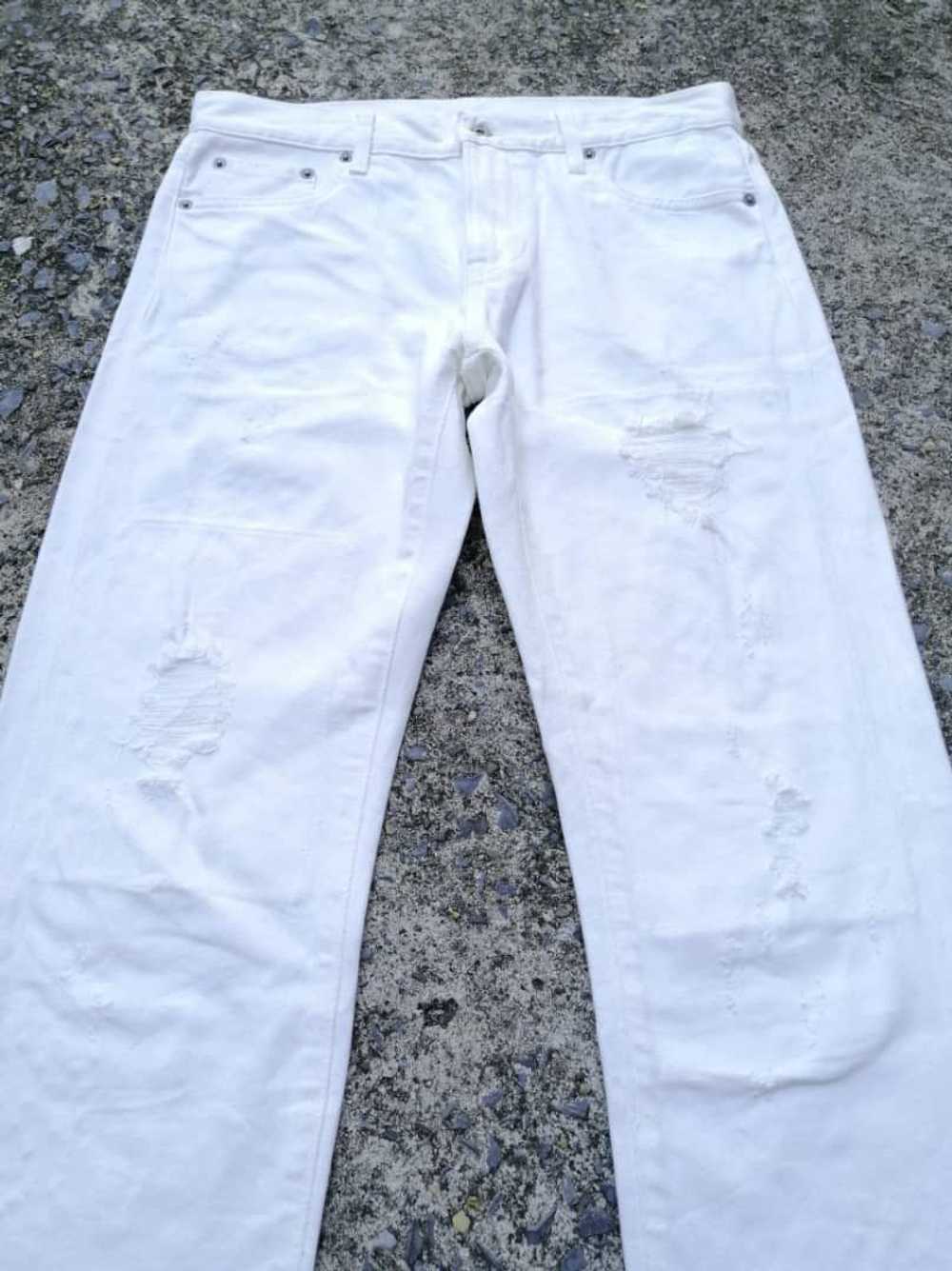 Uniqlo Uniqlo Distressed White Denim - image 2