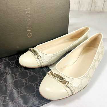 【Good Condition】Gucci Gucci Shima Pumps with Logo 