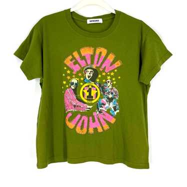 Daydreamer Elton John the One Solo Tee in Olive authentic Green Small