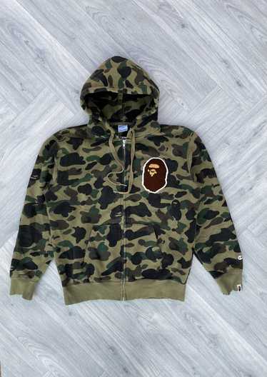 Champion Bape X Champion Camo Full Zip Hoodie