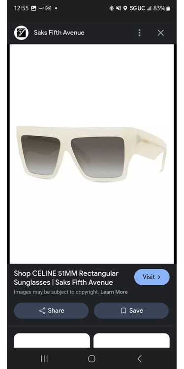 Celine Celine Eyewear Square Oversized Sunglasses 