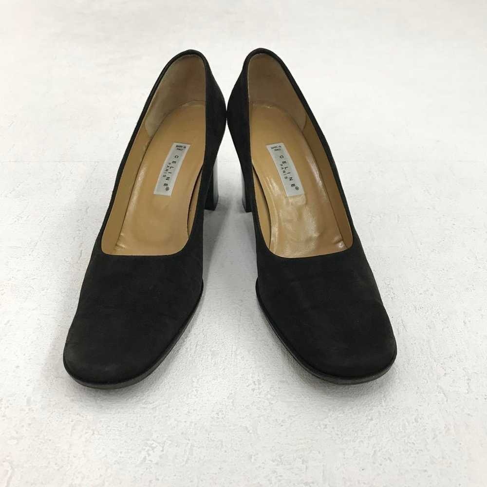 CELINE Suede Pumps Brown Size 39.5 - image 1