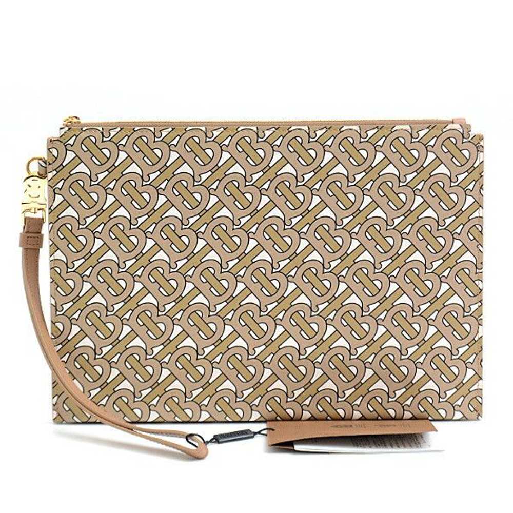 Burberry Burberry Burberry TB Monogram Clutch Bag… - image 1