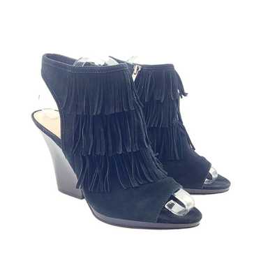 Vince Camuto Fringe Wedge Sandals - Size 9.5 - image 1