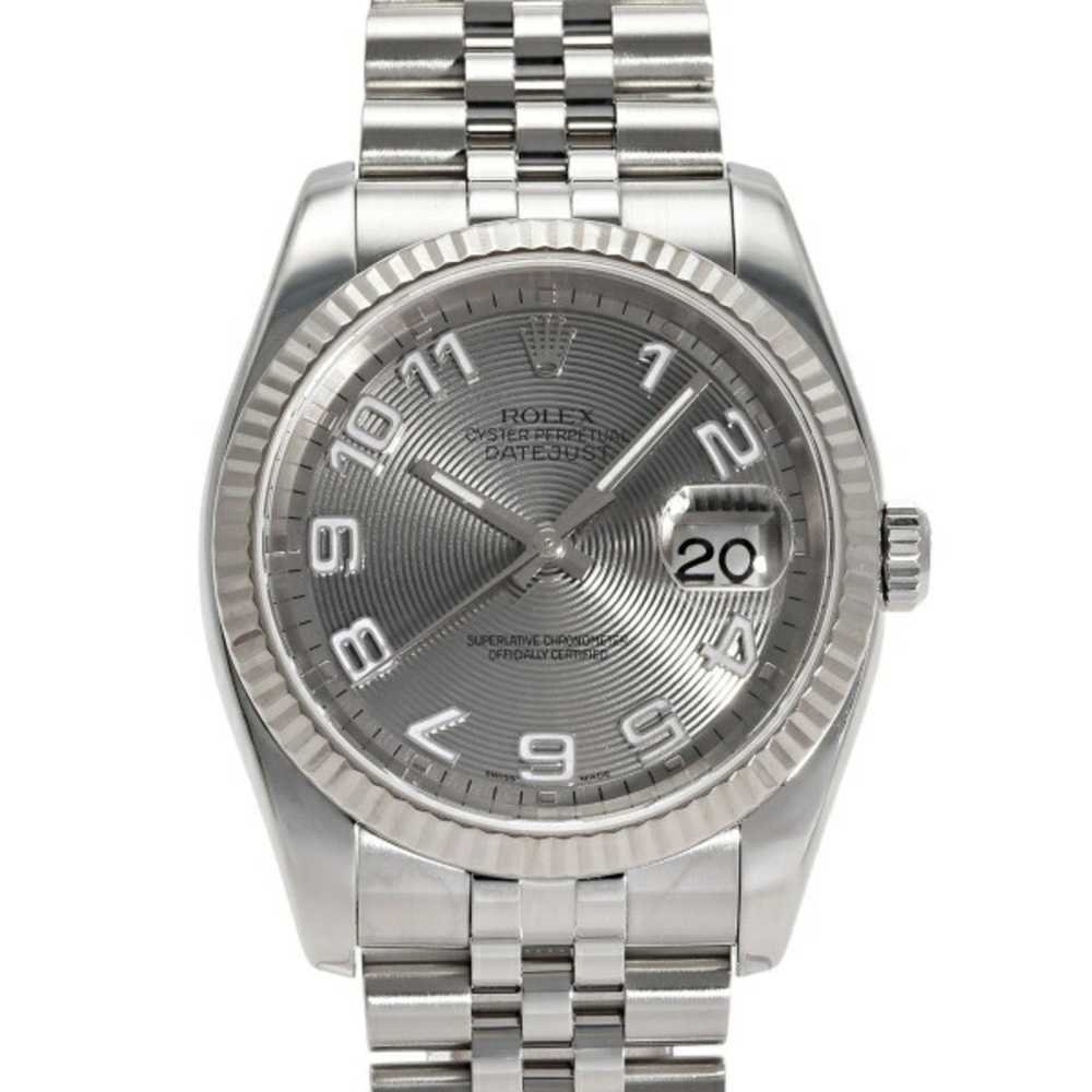 Rolex Rolex Datejust 36 116234 Silver Arabic Dial… - image 1