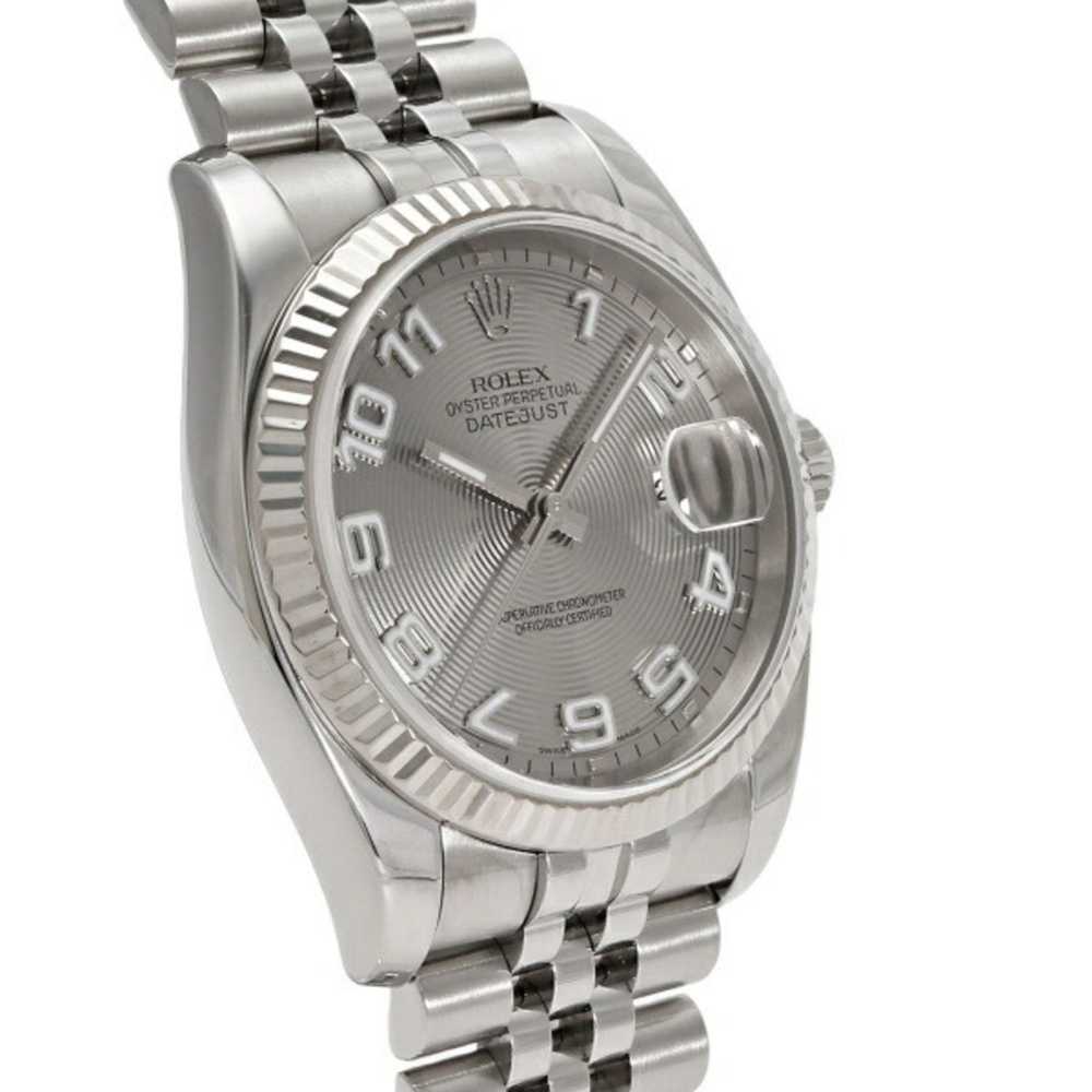 Rolex Rolex Datejust 36 116234 Silver Arabic Dial… - image 2