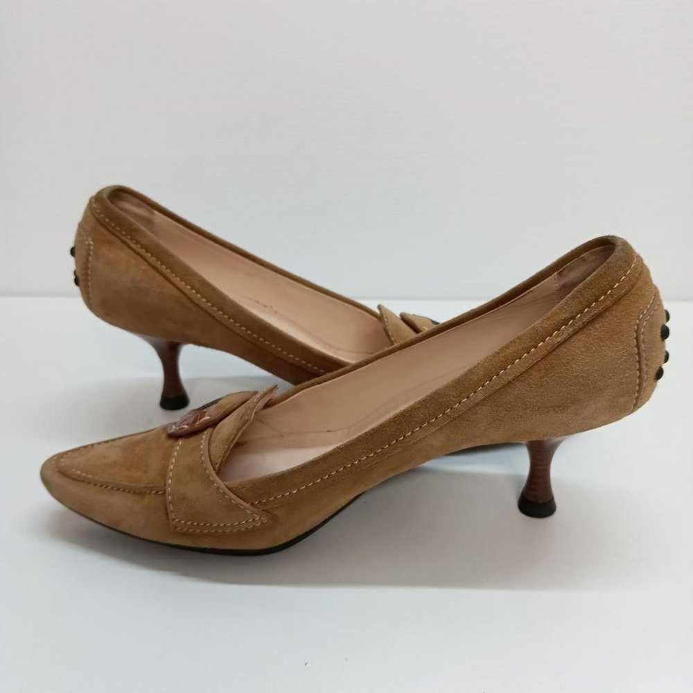 H776 Tod's pumps 36 Approximately 23cm Light brow… - image 4