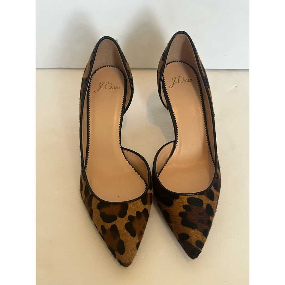 J. Crew Animal Print Heel Size 7 - image 1