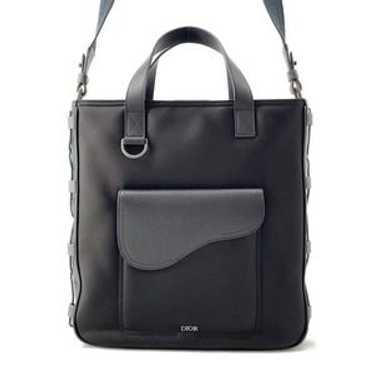 美品☆PORTER×sacai 2way TOTE BAG NAVY Sacai x Porter tote bag Sacai