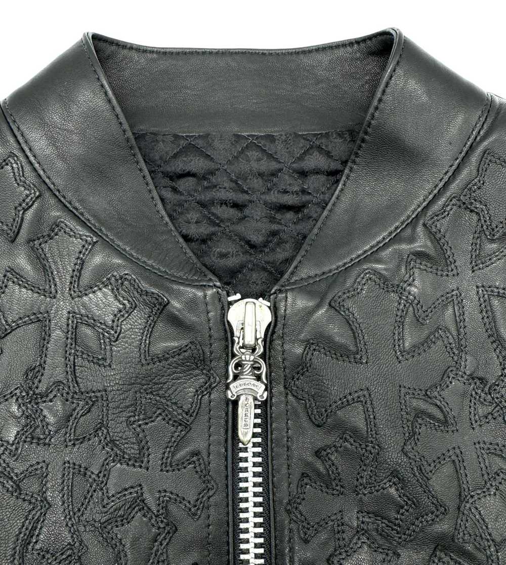 Chrome Hearts Chrome Hearts Leather Cemetery Vest - image 6