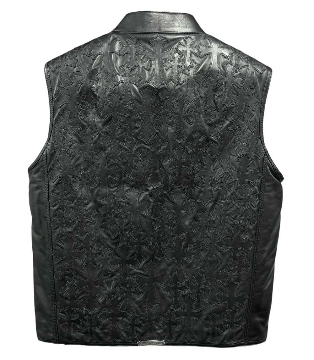 Chrome Hearts Chrome Hearts Leather Cemetery Vest - image 7