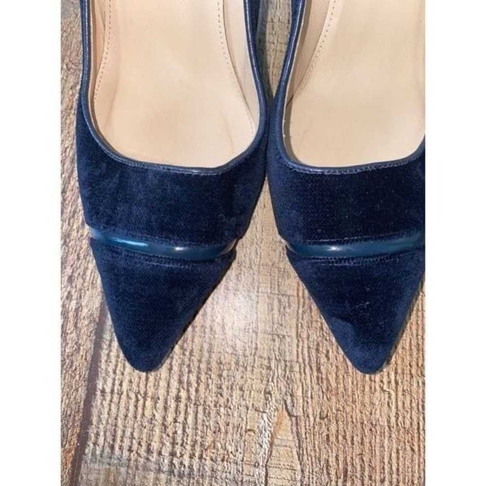 JCrew Elsie navy velvet pumps  Size 9 - image 11