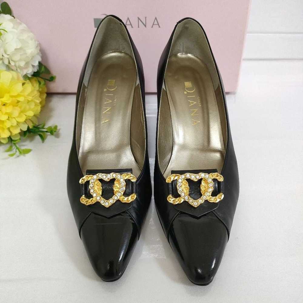 Brand new heels, DIANA gold metal fittings rhines… - image 3