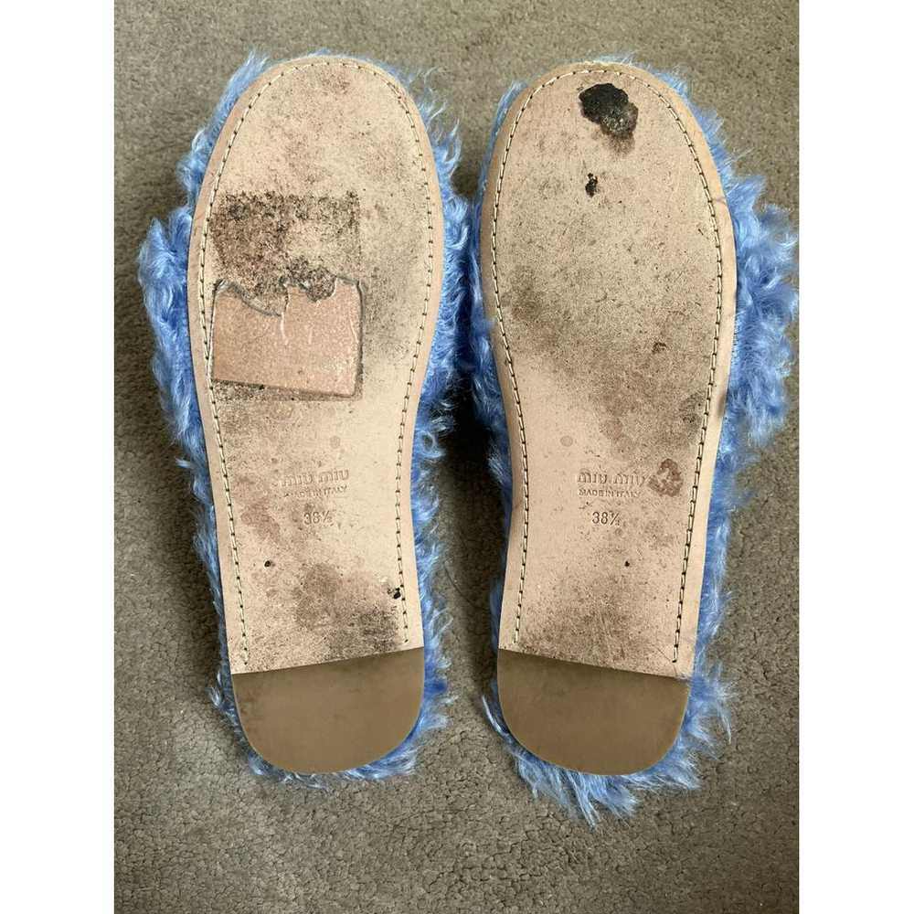 Miu Miu Faux fur mules - image 4